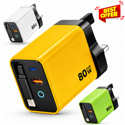 80w usb fast charger plug - ,