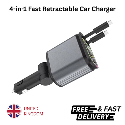 Fast car charger - 4-in-1, 45w