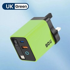 GaN USB Charger Plug UK Fast