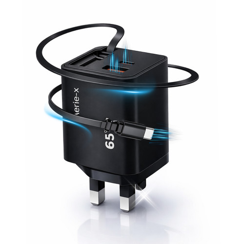 65w gan fast charger plug - gan,