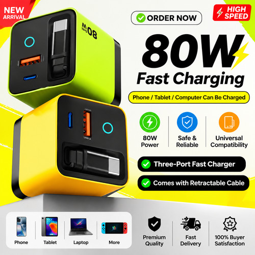 Gan usb charger plug - usb,