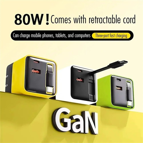 Gan usb charger plug fast - gan,