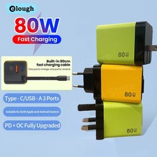 GaN USB Charger Plug UK Fast