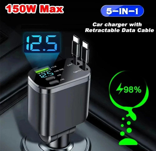Retractable car charger - retractable,
