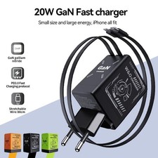 GaN Dual Retractable Cable