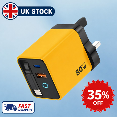 80w gan usb - c, fast