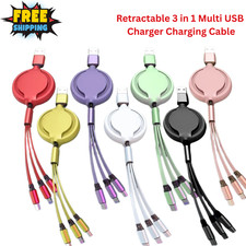 Retractable 3 in 1 Multi USB