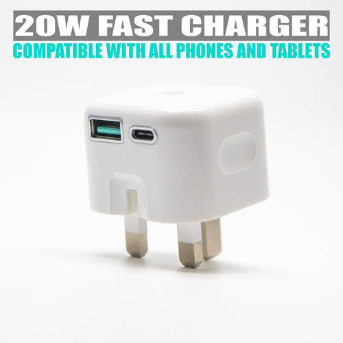Fast charging dual port - port, plug