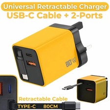 GaN USB Charger Plug UK Fast