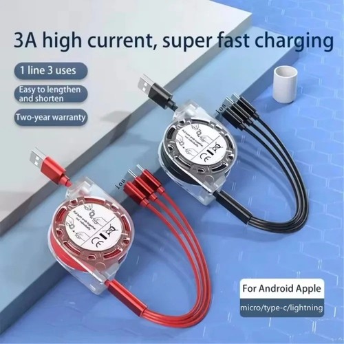 Retractable charging - in,