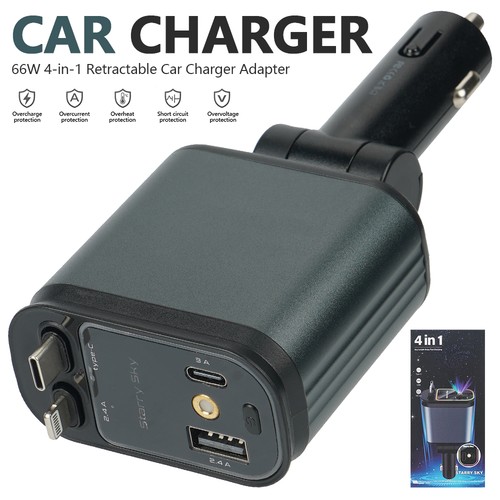 Car retractable charger - car,
