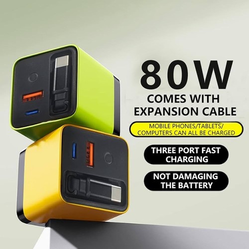 Gan usb charger plug - charger, fast