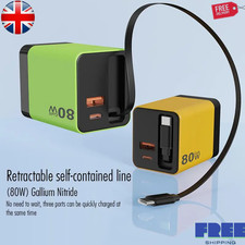 GaN USB Charger Plug UK Fast