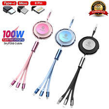 Retractable 3 in 1 Multi USB