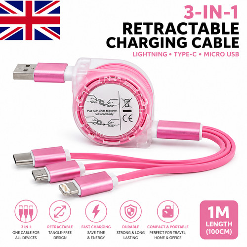Retractable multi usb - in,