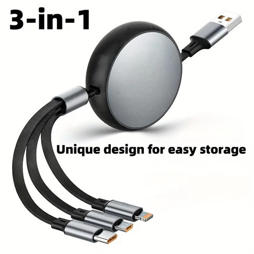 Retractable usb charger cable - charger,