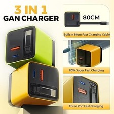 GaN USB Charger Plug UK Fast